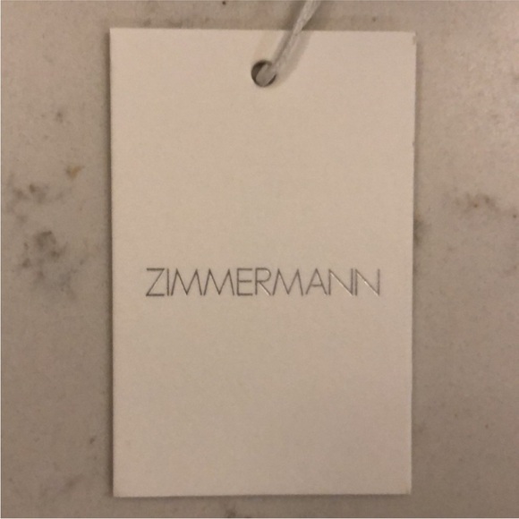 Zimmermann Verity Plunge short dress size O - Picture 12 of 12